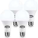 LED Light Bulbs, 150-200 Watt Equivalent Light Bulb, 5000K Daylight White, A21 2200 Lumens LED Light Bulb,Standard Base, Non-Dimmable, 4 Pack