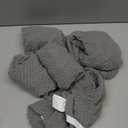 Genina Seat Covers for Dining Room Chair Seat Slipcovers Kitchen Chair Covers (Gray, 6 Pcs) (Grey)