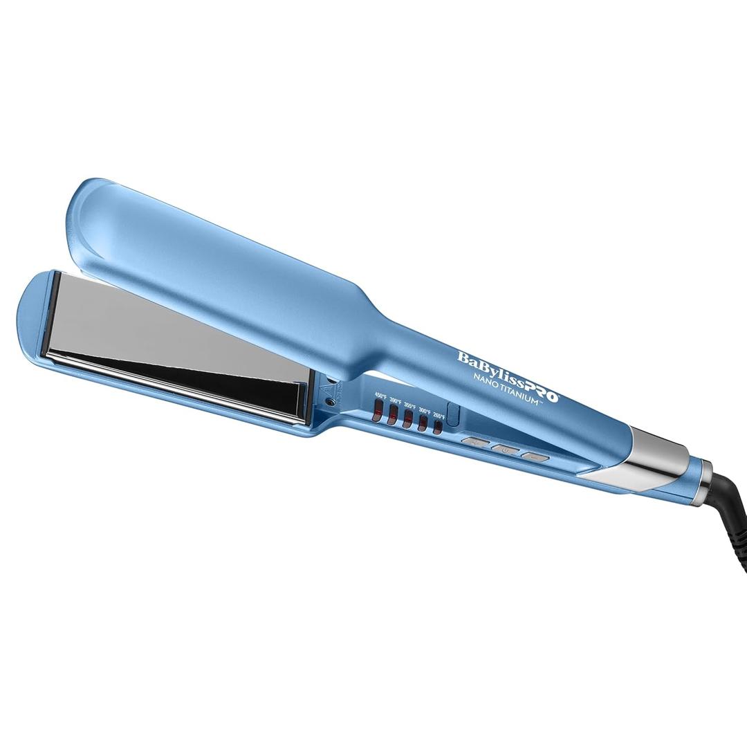Nano Titanium Ultra-Sleek Hair Straightener, Flat Iron for All Hair Types (2 inches) Nano Titanium Ultra-Sleek Hair Straightener, Flat Iron for All Hair Types (2 inches)