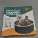 Stainless Steel Dog Bowls for Small Medium Sized Dogs Non Slip,Insulated Dog Bowl,Pet Bowl for Food and Water,Rustproof(40oz,Blue)