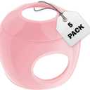 Driddle New & Improved - Door knob Baby Safety Cover - 5 Pack - Deter Little Kids from Opening Doors with A Child Proof Door Handle Lock (Pink)