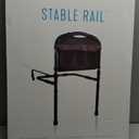 Stander Stable Rail, Bedside Assist Railing for Elderly Adults, Senior Bed Handle with Adjustable Legs and Organizer Pouch, ASTM Safety Approved Bedrail