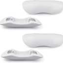IWIWE 77444 Hot Tub Spa Head Rest Replacement Pillows Compatible with Hot Spring/Watkins/Hot Tub (2015-2019) Spa Neck Pillow Fits Hot Spot Relay Rhythm SX Tempo TX Head Rest For Hot Tub 1285201-4 Pack