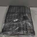 Indestructible Dog Toy basket, Medium Toy Box for Dogs,Pet Toy Bin Dog Metal Basket for Toys, Toy Storage Organizer, Toy Box for Living Room Area (Black) (M:16.5"L x 10.8"W x 8.5"H)