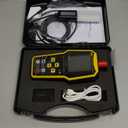 7 in 1 Soil Tester, Nitrogen Phosphorus Potassium NPK Tester, Handheld Soil PH Meter Kit, Temperature, Conductivity, Moisture, EC Meter for Petrochemical, Agriculture - Yellow