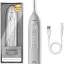 AquaSonic Icon Water Flosser for Teeth  Cordless Rechargeable Oral Irrigator  Waterproof, Portable Dental Cleaning with Jet Tip  Braces Home Travel - Stone