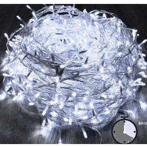 300LED Timer Function Cool White Christmas String Lights