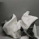 LEBENGURU Reading Pillow for Sitting in Bed Adult with Detachable Headrest & Armrests, Back Support Pillow for Watching TV in Floor, Bed Backrest Pillow for Working/Relaxing/Gaming White and Grey