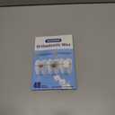 RAZOKO Orthodontic Wax for Braces Wax Dots Gentle Comfort, Clear Invisible Fit, All Day Protection Individual Hygienic Packaging Dental Wax (47pcs)