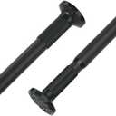 EnjoyBasics Tension Curtain Rod Black