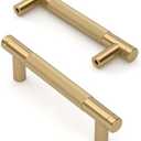 Asidrama 10 Pack 3.75 Inch(96mm) Champagne Bronze Cabinet Pulls Knurled Cabinet Handles Cupboard Handles Kitchen Cabinet Hardware for Cupboard Drawer Pulls