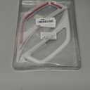 Bonbo 2PCS Exterior Accessories Wheel Eyebrow Side Air Conditioning Vent Outlet Cover Trim for Jeep Wrangler JL JLU Sports Sahara Freedom Rubicon Unlimited Gladiator JT 2018-2023(White)