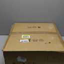 VOLISUN Low Profile Ceiling Fan with Lights and Remote, 15.7in Bladeless Ceiling Fans with light Flush Mount, 3000K-6500K Dimmable Modern LED Fan Light, Black Fandelier Ceiling Fans for Bedroom