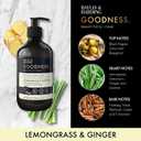 Baylis & Harding Liquid Hand Soap Wash with Dispenser, Goodness, Lemongrass & Ginger, 16.9oz/500ml (3-Pack)