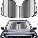 Pigenius Windshield Sunshade for Honda Pilot 2023-2026 Custom Front Window Shade - Metallic