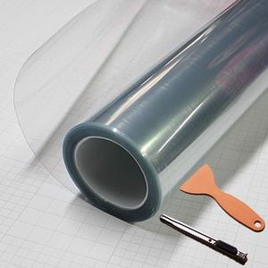 DIYAH Extra Thick Clear Paint Protection Bulk Vinyl Wrap Film with Hand Tools (60" X 60" / 5 FT X 5 FT)