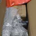 Foucasal Black Pendant Light Fixture Lantern with Clear Glass Shade, Adjustable Height Rods for Kitchen Island, Dining Room, Kitchen Foyer, Hallway