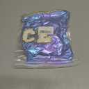 Hiroyuki Iridescent Makeup Bag, 14 inches Cosmetic Bag, Large Capacity Travel Pouch (Face, blue)