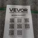 VEVOR Moving Blankets, 72" x 54", 21 lbs/dz Weight, 12 Packs, Professional Recycled Cotton Packing Blanket, Large Heavy Duty Shipping Mover Pads Perfect for Protecting Furniture, Floors, Appliances