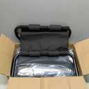 Foldable Kayak Stand Kayak Storage Rack Ground Storage Stand Rack Perfect for Getting Your Boat of Ground for Easy Storage - Designed with Black Cloth Like Chairs