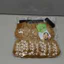 EXPAWLORER Double Side Anti-Slip Dog Socks with Adjustable Straps-Strong Grips Traction Control for Indoor on Hardwood Floor Wear,Best Paw Protector for Puppy Small Medium Large Dogs,X-large (6 Count) (Beige)