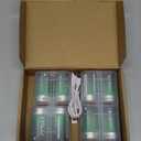 USB D Battery Lithium/15000mWh - 4 Pieces 1.5V USB D Cell Batteries Rechargeable Batteries Fast Charging in 4 Hours with Type C Charging Cable