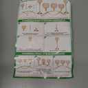 Silver Crystal Candle Holders Decorative Arch Candelabra 3-Arm Candlesticks Holder & 2 Glass Holders Table Centerpiece, Wedding, Party, Anniversary