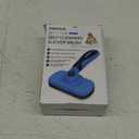 Swihauk Self Cleaning Slicker Brush - Skin Friendly Deshedding Grooming Tool for Dogs & Cats, Suitable for Shedding & Haired Pets, with Pet Supplies Accessories, Blue