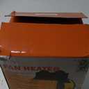 Buyplus Outdoor Heaters for Patio, 1500W Electric Garage Heater with 90Adjustable Angle, Overheat Protection & 2S Fast Heating, Greenhouse Heater for Patio, Garage, Greenhouse, Indoor Outdoor, Yellow