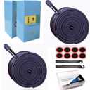 28" x 1 5/8" x 1 3/8" bike tube Bike 28" x1-3/8" 1-5/8" Bicycle Inner Tube Tire Tube 700x35/38/40/43c Size, Rubber Construction for 700c Road and Hybrid Bikes
