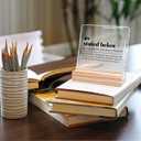 2 x As Stated Below Definition Sign Acrylic Plaque Fun Office Desk Decor,Funny Office Gifts Humorous Gift for Coworker Colleague 4''L x 4"W