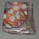 Horaldaily Fall Tablecloth 6084 Inch Rectangular, Thanksgiving Autumn Harvest Orange Wood Plank Grain Pot Pumpkin Table Cover for Party Picnic Dinner Decor (Brown)