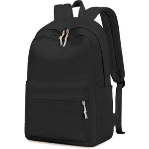 Bluboon School Backpack for Teen Girls Women Laptop Backpack College Bookbags Middle School Travel Work Commuter Back Pack (Black 12)