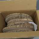 Large Wood Slices for Centerpieces  Wood Centerpieces for Tables, Rustic Wedding Centerpiece, Natural Wood Slabs, Thin Slices 10-11 inches (10 Pack)