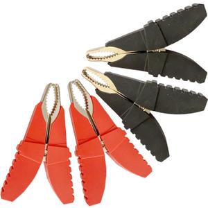 4 PCS Insulated Alligator Clip 50A Crocodile Clamp Heavy Duty Alligator Clip Battery Cable Test Clamp For Electricians and Home Use