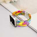 Vamyzji Compatible with Apple Watch Band 41mm 40mm 38mm 42mm 44mm 45mm 46mm 49mm, Light Fashion Resin Tortoise iwatch Band Women for Apple Watch Series 10 Series 9 8 7 6 iWatch SE 5 4 3 2 1, Ultra 2 1