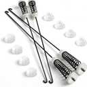 W10780045 Washer Suspension Rod Kit 26.7" Replacement Parts Washer for Whirlpool Amana Kenmore Fits NTW4516FW3 WTW4816FW2 RTW4516FW2 Replaces AP5971396 W10537442 W10622030