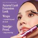 Grande Cosmetics GrandeWRAP Tubing Mascara - Buildable Volume & Length, Lifts, Curls & Separates Lashes, Anti-Smudge, Lightweight, Flake-Free, All Day Wear, Easy Removal, ProVitamin B5 Infused - Black