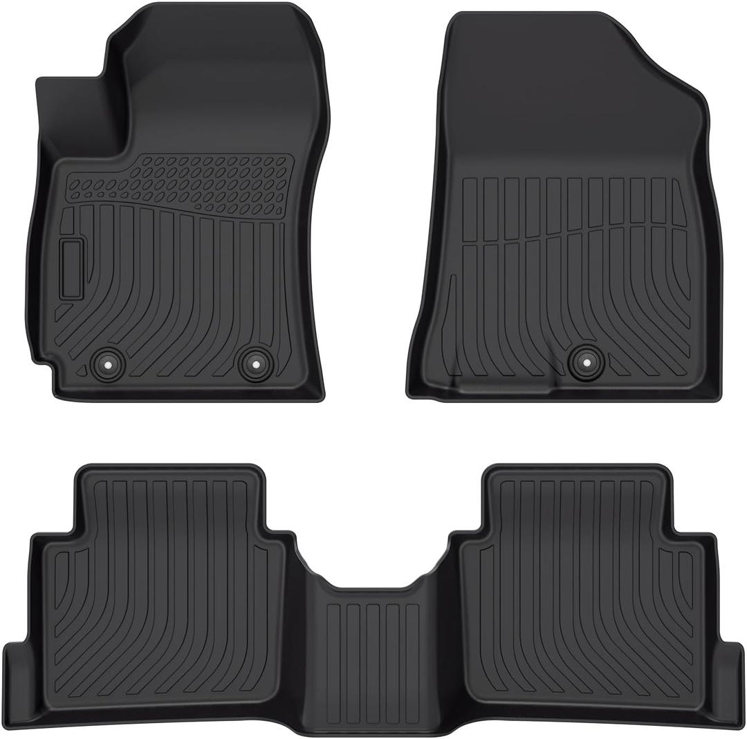 Cartist Floor Mats for Hyundai Kona 2024 2025 2026 (No Electric Model), All Weather Floor Mat Kona for Accessories, Heavy Duty Car Mats, Car Accessories