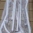 Rolling Magnetic Glass Whiteboard Standing - Large Portable Wheels Dry Erase White Board Stand with Strong Magnets, Ideal for Office, Home and Classroom(40'' X 60'')