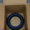 HAONAIMO 10" x 2.5 Solid E Scooter Tires - Replacement Rubber Wheels 60/70-6.5 for Ninebot Max G30/G30D/G30E/G30LP - 10 Inch Honeycomb Tire - Durable & Studless Tire- Blue