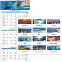 2026 Calendar - Dec. 2025 - Jan. 2027, 3 Month Calendar Vertical Display, Wall Calendar 2026, 11" x 26"(when opened)