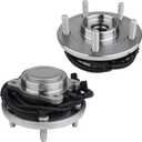 PAROD 512493 Pair of 2 Rear Wheel Hub & Bearing Assembly Compatible with 2012-2016 Chrysler Town & Country, 2012-2020 Dodge Grand Caravan, 2012-2015 Ram C/V, 2012-2013 VW Routan w/ABS