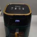 Panana 8QT Large Air Fryer Compact, 8 Preset Menus Airfryer, One-Touch Digital Control Presets, Touchscreen Display, Dishwasher Safe, Nonstick, Fit for Family (Green)