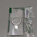 GUAGUA for iPhone 16 Pro Max Case with Stand, Magnetic Clear Cases Plating Edge Invisible Ring Holder Slim Shockproof Protective Kickstand Phone Case for iPhone 16 Pro Max 6.9 inch, Silver