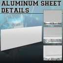 MorningRo 1 Pack 5052 Aluminum Sheet Metal 48" x 96" Aluminum Plate 1/25 (0.04''/1mm) Inch Thickness Rectangle Metal Panels for Industry Crafting Handcraft DIY Projects