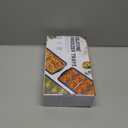 Silicone Freezer Tray With Lid, 2 Large 4 Cup Large Soup Freezer Molds Container for Meal Prepping, Ice Cube Tray, Perfect for Storing Leftovers, Sauces, Lasagna, 2-Pack