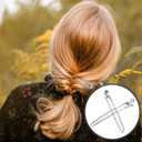 FRCOLOR 12pcs Hair Clip Metal Alligator Curl Clips Hairdressing Positioning Clip for Buns Pin Curl Clips Metal Mini Claw Section Stainless Steel Bobby