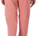 Hanes Women's Scrubs Cargo Joggers, Healthcare Scrub Joggers for Women, Moisture Wicking (Pink, L)