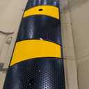 WKINGBOOM 2 Channel Rubber Speed Bumps Humps, 6 Feet Long Traffic Driveway Ramp with 8 Bolts, 22000 lbs Capacity Cable Protector Ramp for Garage Gravel Roads Asphalt Concrete, 2 Packs